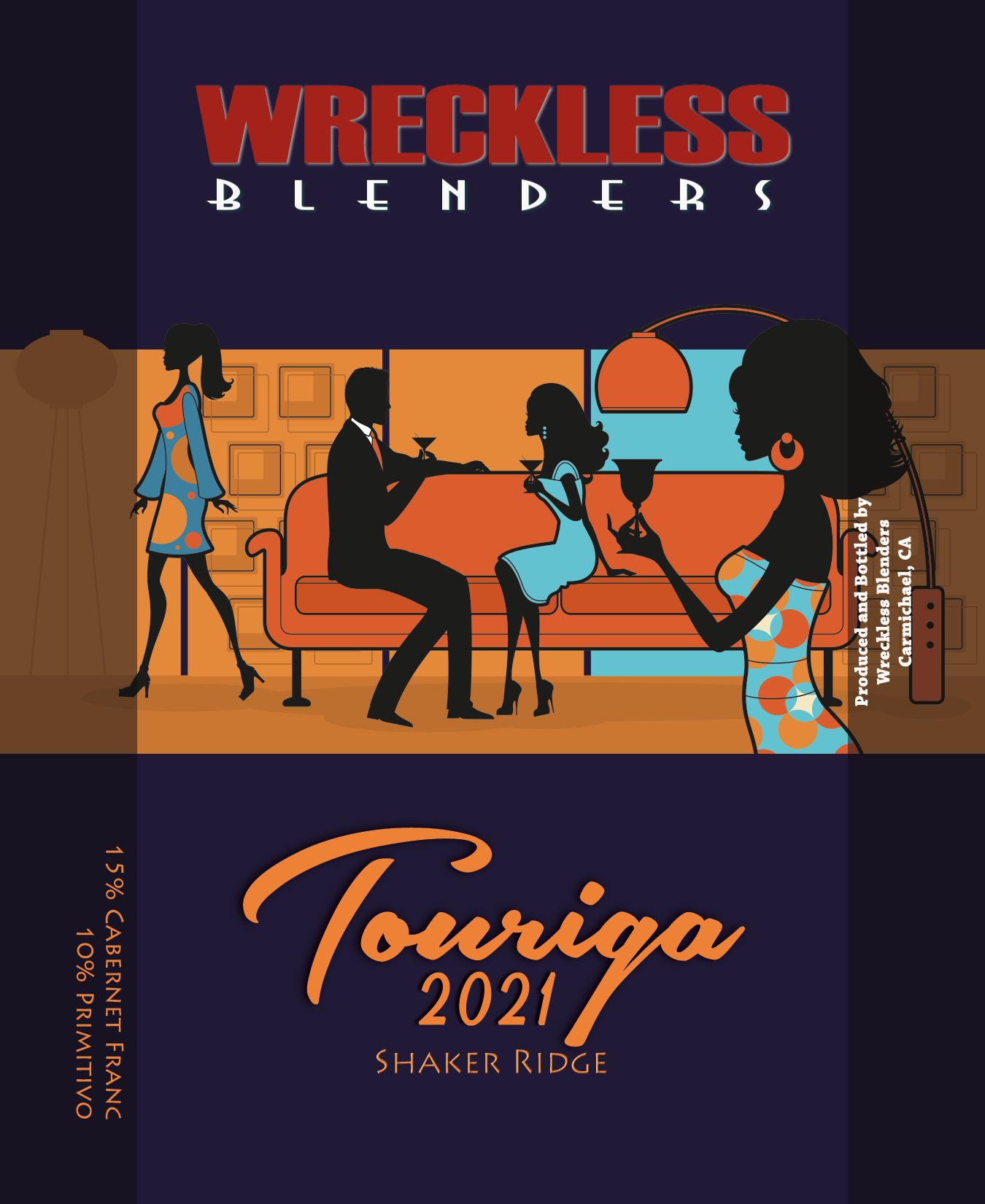 2021 Touriga from Wreckless Blenders